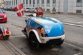 COPENHAGEN, DENMARK Ã¢â¬â Small vehicle with souvenirs for tourists