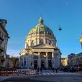 Frederik Church, known as The Marble Church for its rococo architecture, Evangelical Lutheran church in Copenhagen, Denmark