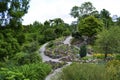 Copenhagen, Denmark - July 2021: Beautiful nature at the open area of The University of Copenhagen Botanical Garden Royalty Free Stock Photo