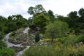 Copenhagen, Denmark - July 2021: Beautiful nature at the open area of The University of Copenhagen Botanical Garden Royalty Free Stock Photo