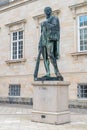 A bronze cast of Bertel Thorvaldsen`s Herkules. Bronze statue of Hercules in Copenhagen