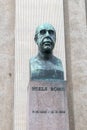 Bust of Niels Henrik David Bohr, Danish physicist who made foundational contributions to understanding atomic structure and quantu