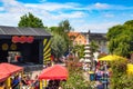 Copenhagen, Denmark - July, 2019: Christiania neighborhood in Copenhagen, Denmark