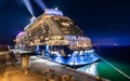 Celebrity Cruise ship Apex in Port of Copenhagen, Denmark. Royalty Free Stock Photo