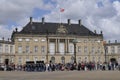 QUEEN`S ROYAL GUARDS CHANGE AT AMALIEMBORG PALACE