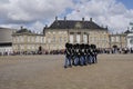 QUEEN`S ROYAL GUARDS CHANGE AT AMALIEMBORG PALACE