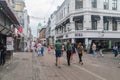 Stroget pedestrian alley.