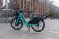 Tier e-bike in city center of Copenhagen. TIER electric bike