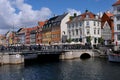 TOURISTS ENJOY SUMMER DAY ON NYHAVN CANAL