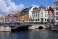 TOURISTS ENJOY SUMMER DAY ON NYHAVN CANAL