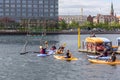 Kayak polo in Copenhagen Harbor