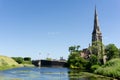 The historic Saint Alban`s Church near the Kastellet in downtown Copenhagen