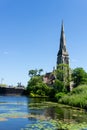 The historic Saint Alban`s Church near the Kastellet in downtown Copenhagen