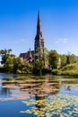 The historic Saint Alban`s Church near the Kastellet in downtown Copenhagen