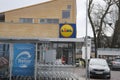 German lidl grocery store chain in Cpenhagen Denmark Royalty Free Stock Photo