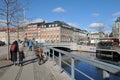 hojbro bridge over Copenhagen canal in Copenhagen Denmark