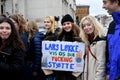 climate CHANGE PROTEST RALLY IN COPENHAGEN DENMARK