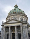 COPENHAGEN, DENMARK - MAY 31, 2017: Frederik`s Church Frederiks Kirke popularly known as The Marble Church Marmorkirken for its r