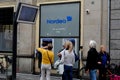 Nordea bank atm in danish capital Copenhagen