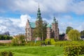 Rosenborg Castle and park in central Copenhagen, Denmark Royalty Free Stock Photo