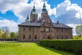 Rosenborg Castle and park in central Copenhagen, Denmark Royalty Free Stock Photo