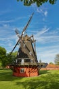 Windmill in the historical Fortress Kastellet in Copenhagen