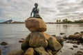 Copenhagen, Denmark: The monument of the Little Mermaid in Copenhagen, Denmark