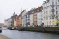 Beautiful new Haven water canal in Copenhagen Royalty Free Stock Photo