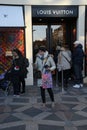 LOUIS VUITTON CHRISTMAS SHOPPERS IN COPENHAGEN