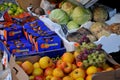 Person selecting veges and fruit at grocery store