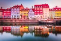 Copenhagen, Denmark. Nyhavn, Kobenhavn\'s iconic canal