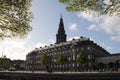 Christiansborg slot or christiansborg castle in Copenhagen