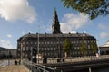 Christiansborg slot or christiansborg castle in Copenhagen