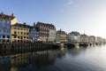 Nyhavn ancient port in Copenhagen, Denmark Royalty Free Stock Photo