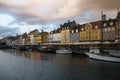 Nyhavn ancient port in Copenhagen, Denmark Royalty Free Stock Photo