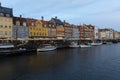 Nyhavn ancient port in Copenhagen, Denmark Royalty Free Stock Photo