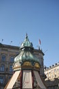 Old kiosk at Kongens Nytorv Royalty Free Stock Photo