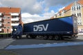 Dsv Global transport and logistic truck in Copenhagen