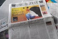 GERMAN DAILY DIE ZEIT PAPER Royalty Free Stock Photo