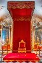 COPENHAGEN, DENMARK - 18 OCTOBER 2019: Interior of Rosenborg Castle - build by King Christian IV in Copenhagen Royalty Free Stock Photo