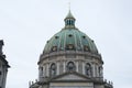 Ornate dome of Copenhagen\'s Marble Church