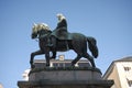 Equestrian Statue of King Christian X Royalty Free Stock Photo