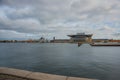 COPENHAGEN, DENMARK: Opera House. It is located on the island of Holmen in central Copenhagen Royalty Free Stock Photo