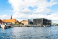 Copenhagen. Denmark. 12. September. 2021. Beautiful modern building of the Black Diamond Library. Copenhagen. Denmark. Sights