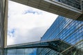 Modern building of the royal library in Copenhagen - Black Diamont. Copenhagen, Denmark Royalty Free Stock Photo