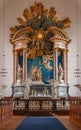 Portrait, Main altar of Vor Frelsers Church, Copenhagen, Denmark