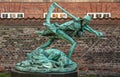 Death and the Mother green bronze statue, Copenhagen, Denmark