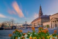 Copenhagen downtown city skyline in Denmark Royalty Free Stock Photo