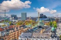 Copenhagen downtown city skyline in Denmark Royalty Free Stock Photo