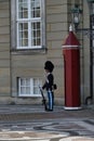 Copenhagen, Europe, Danish royal guardian on duty